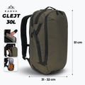 Туристическа раница KADVA Glejt 30 l green 2