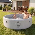 Надуваем басейн AQUASTIC ONSEN drop stitch 700 л 150 см сив 4