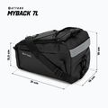 Чанта за велосипед ATTABO MyBack 7 l черна 7