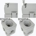 Туристическа тоалетна KADVA Throno grey 15
