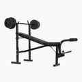 Тренировъчна пейка XTREXO BenchFit Lite със стойка и щанга черна