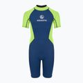 Детски неопренов костюм за плуване AQUASTIC Wavey Jrb 2 mm green/navy blue 3