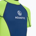 Детски неопренов костюм за плуване AQUASTIC Wavey Jrb 2 mm green/navy blue 5