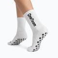 Детски футболни чорапи OneTeam Precision Grip non-slip 2-pack white 2