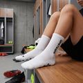 Детски футболни чорапи OneTeam Precision Grip non-slip 2-pack white 9