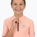 Детска велосипедна тениска ATTABO TEVRA JR с къс цип, розова 3