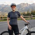 Дамска колоездачна тениска ATTABO TEVRA с къс цип, черна 15