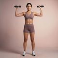 Комплект дъмбели XTREXO SCULPT 2 x 1 кг черен 6