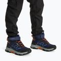 Детски туристически обувки KADVA Rocky Trail Mid WaterProof Softshell в тъмносиньо 2