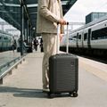 Кабинен куфар за пътуване KADVA Palero 38 л черен 5