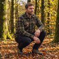 Мъжки туристически суитшърт KADVA Walkora зелен 8