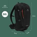 Туристическа раница KADVA Escapada 30 л черна 24