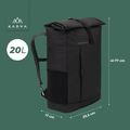 KADVA Companion 20 л градска раница черна 9
