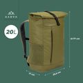 KADVA Companion 20 л градска раница в цвят каки 17