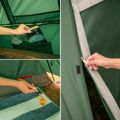 KADVA Палатка за къмпинг за 3 човека Kavio 3 green 23