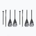 Комплект надуваема дъска SUP AQUASTIC Tourer 12'0" 2-os green 17