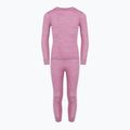 Детски комплект термобельо WOOLCANO Merino 100% SET0683 purple 2