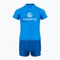 Детски комплект за плуване AQUASTIC UV 50+ UPF Marimo JRB тъмно синьо/синьо 2