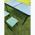 Сгъваема туристическа маса + столове KADVA CAMPtable комплект за 4-6 души сив 8