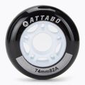 Колела за ролери ATTABO 74 mm 4 бр. black