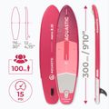 Комплект надуваема дъска SUP AQUASTIC Perth 9'10" pink 24
