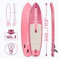 SUP дъска AQUASTIC Perth Pro 11'2" all-round pink 21