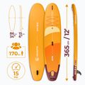 Комплект надуваема дъска SUP AQUASTIC This 12'0" orange 26
