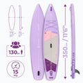 Комплект надуваема дъска SUP AQUASTIC Touring 11'6" purple 20