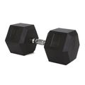 TREXO Hex 40 кг гумирани дъмбели 5