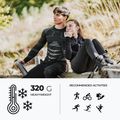 Мъжки комплект термоактивно бельо KADVA Streif Set безшевен черен 2