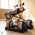 Комплект регулируеми дъмбели XTREXO 2 x 5 kg multicolor 15