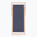 Градински шезлонг с регулиране KADVA LSR01310 сив 2