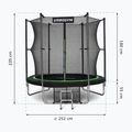 Urbogym Jumper 252 cm градински батут черен 8FT 9