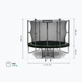 Градински батут Urbogym Jumper 312 cm черен 10FT 7