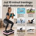Вибрационна платформа Extralink Moonwalk Spin Move black/pink 13
