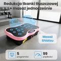 Вибрационна платформа Extralink Moonwalk Spin Move black/pink 16