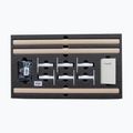 Гимнастическа стълба BenchK 711W+A204 white matte/oak 3