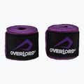 Боксови бандажи Overlord еластични 350 cm purple