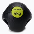 Spokey Gripi 4 кг медицинска топка черна и жълта 929864 2