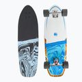 Surfskate Cutback Splash 34" бяло-син скейтборд CUT-SUR-SPL