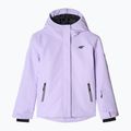 Kurtka snowboardowa dziecięca 4F F549 light violet