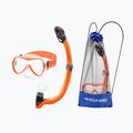 Детски комплект за гмуркане AQUA-SPEED Alize FS + Samos + Mesh orange