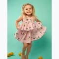 Детска рокля KID STORY Muslin pink daisy 13