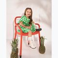 Детска рокля KID STORY Linen green grid 5