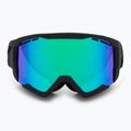 Скиорска маска IMX Snow black matt/black/green irridium/brown 2