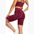 Дамски шорти за тренировки Gym Glamour Push Up 2.0 merlot 6