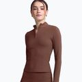 Дамски анцуг с дълъг ръкав JOYINME Motion LS 1/4 Zip chestnut