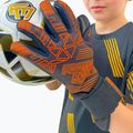 Детски вратарски ръкавици Football Masters Fenix orange fluo 4