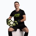 Вратарски ръкавици Football Masters Invictus X Training черно/зелено 8