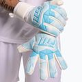 Вратарски ръкавици Football Masters Varis X white/blue 2